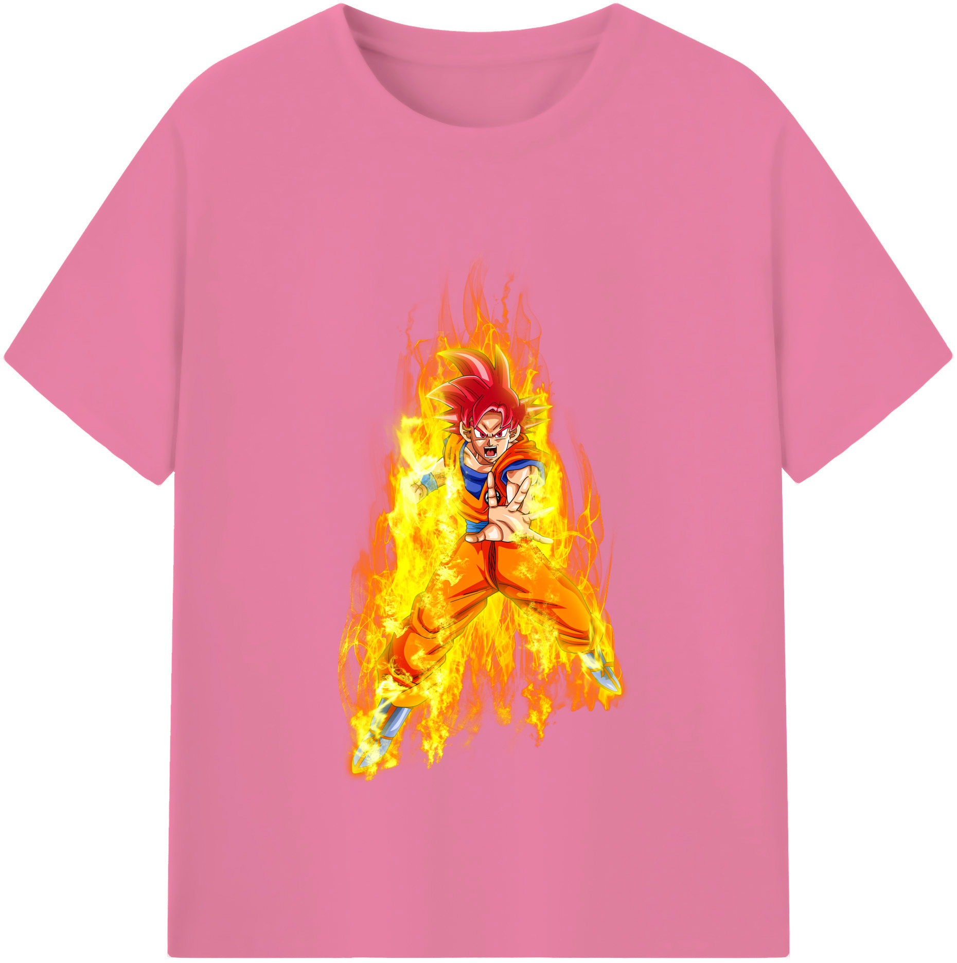 （画像用） ドラゴンボール 孫悟空（そん ごくう）Son Goku カカロット DRAGON BALL Kakarotto 綿100％半袖Tシャツ（フロントプリント）